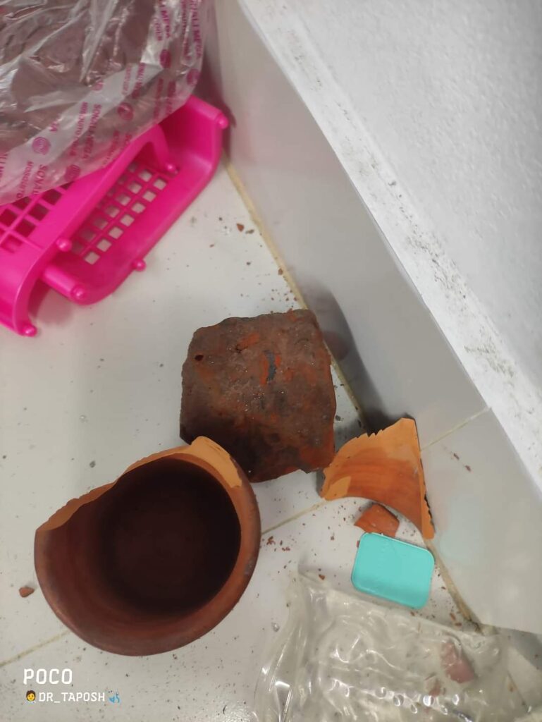 A Hindu Doctor Tapash Sarker’s Clinic Was Looted And Vandalized