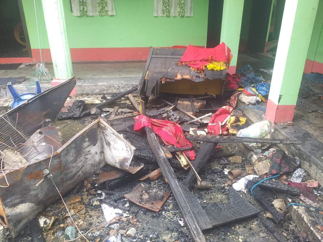 Temple Was Looted