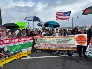 Protest In Maralago, Florida