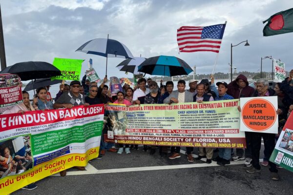Protest In Maralago, Florida