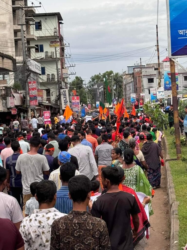 Hindu Protest At Khagrachari
