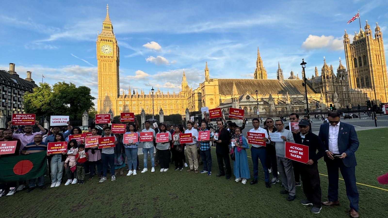 Protest against Bangladesh Hindu Genocide
