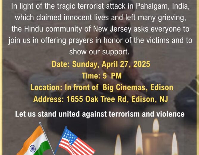 Prayer Meet And Vigil: Stand In Solidarity With India