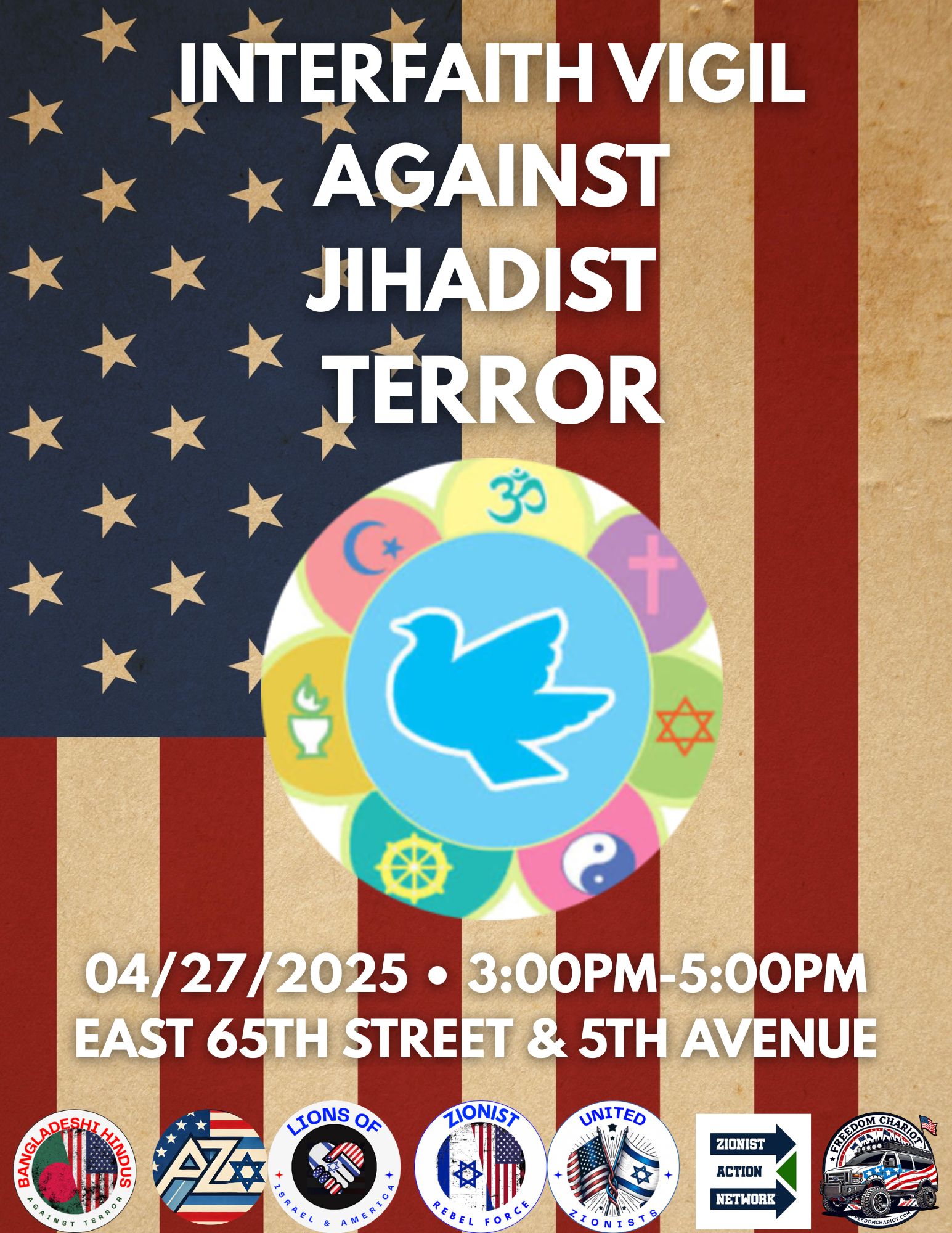 Interfaith Vigil Against Jihadist Terror